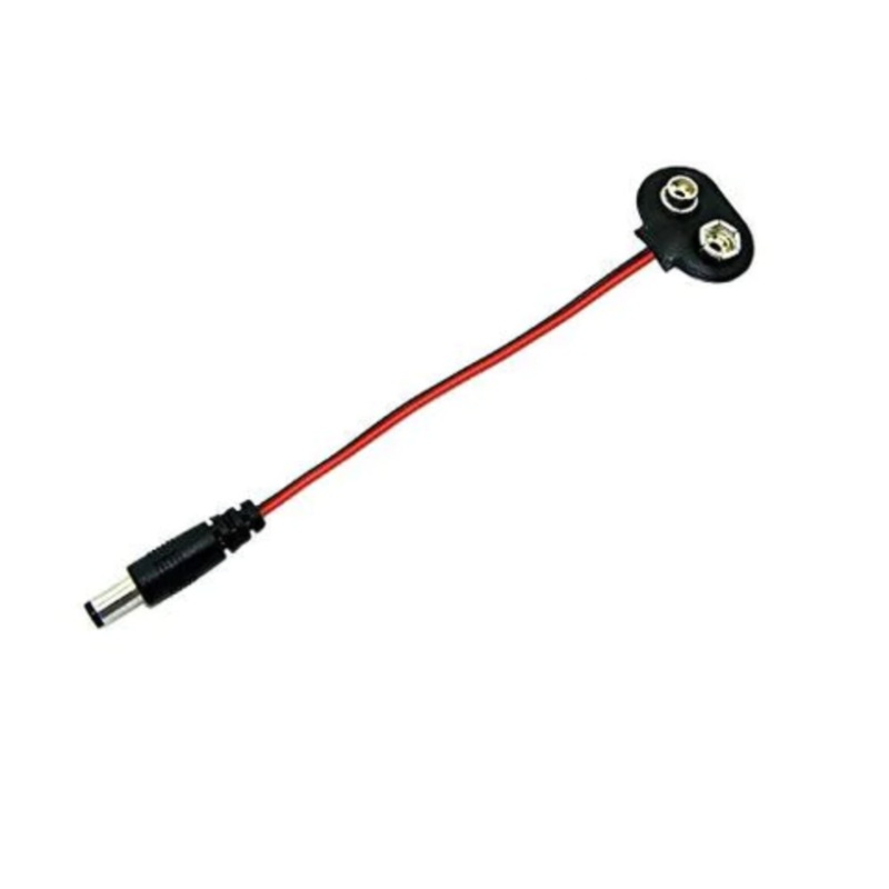 9V to Barrel Jack Adapter