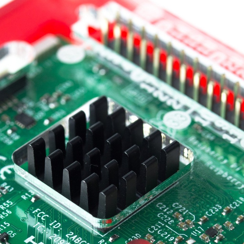 Raspberry Pi 3 Heatsink|7.5mm|6mm (works with HATs)