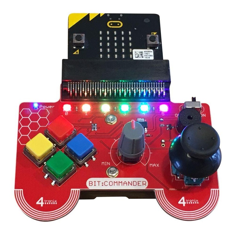 4Tronix Bit:Commander Console & Controller for BBC MicroBit (BitCommander)