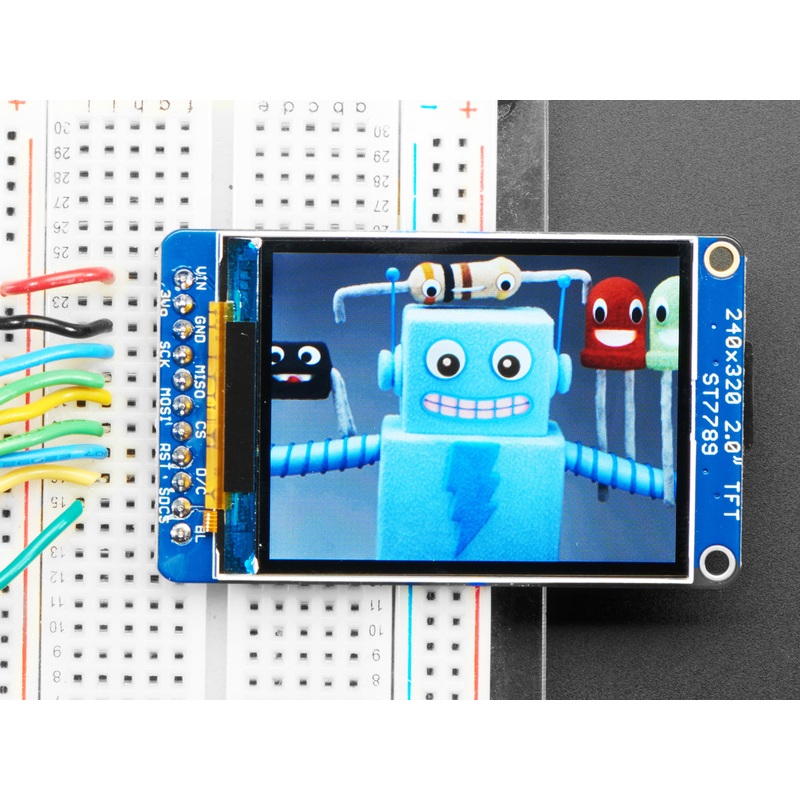 2.0 320×240 Color IPS TFT Display with microSD Card Breakout