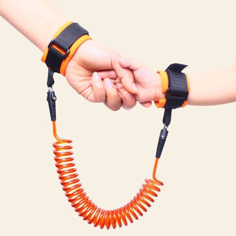 Baby Safety Rope, Anti Lost Safety Wrist Bracelet for Baby Child, with Extra Long Harness Strap Walking Hand Belt, Comfortable Children’s Harness for Toddlers Kids (Maximum length to 2.5M)
